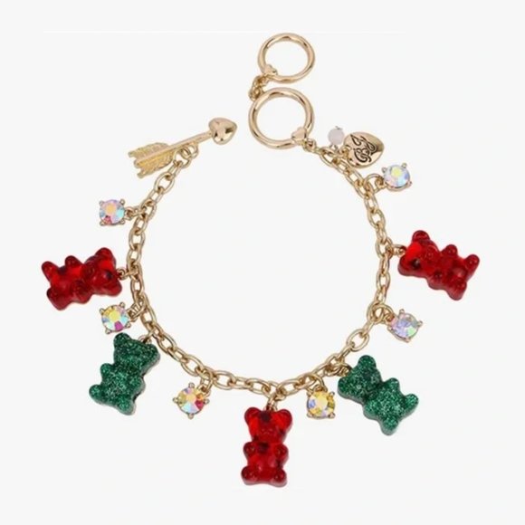 Betsey Johnson Christmas Gummy Bears Necklace & Bracelet Set - Picture 5 of 8